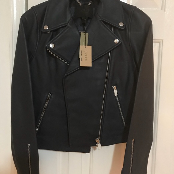 Jcrew leather jacket - brand NEW with tag - Picture 5 of 5